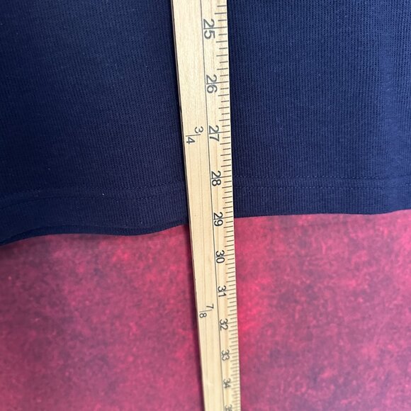 CLUB ROOM MEN'S QUARTER-ZIP PULLOVER SWEATER DARK BLUE SIZE XL - Picture 6 of 9